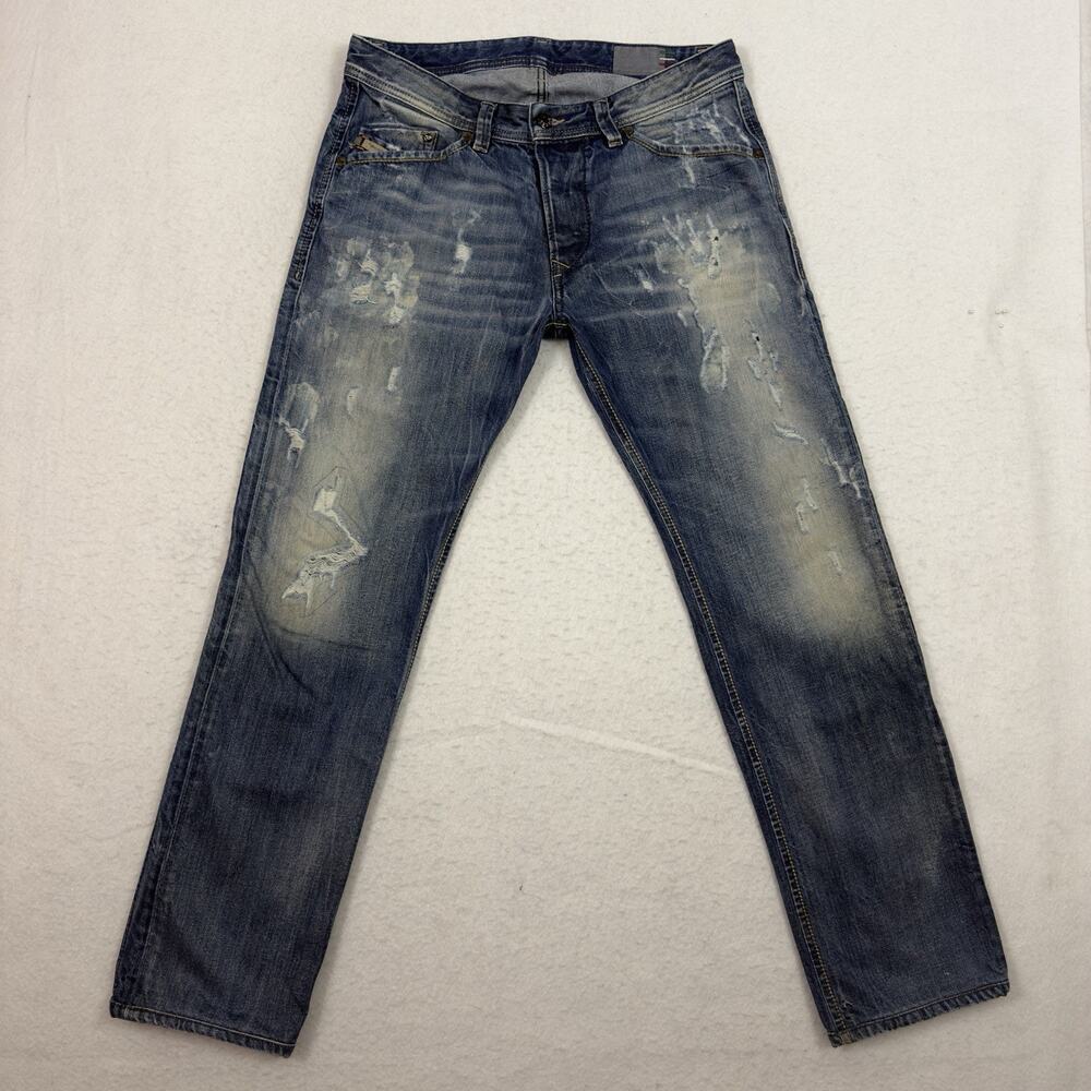 Diesel Jeans Mens Size 31 Blue Eyecons 2013 2 Edition Distressed Italy Denim